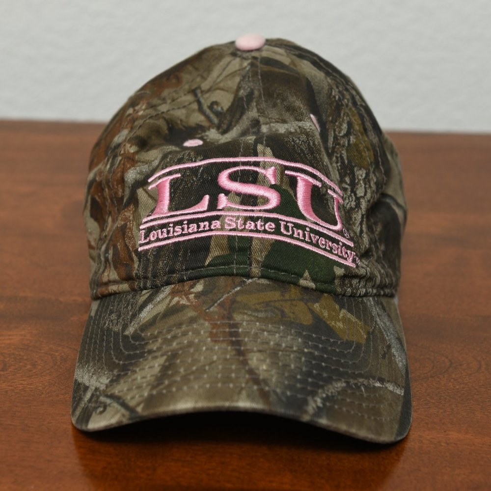 LSU Pink Camo Hat